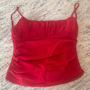 Reformation Scarlet Camisole Top